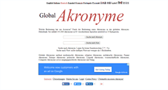 Desktop Screenshot of de.globalacronyms.com