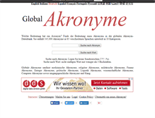 Tablet Screenshot of de.globalacronyms.com