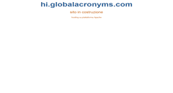 Desktop Screenshot of hi.globalacronyms.com